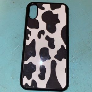 Cow print phone case